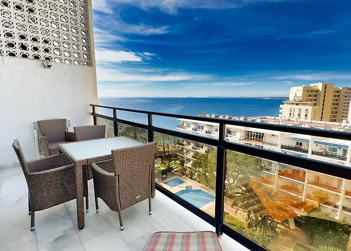 شقة Skol 508 West Facing Duplex With Amazing Sea Views ماربيا